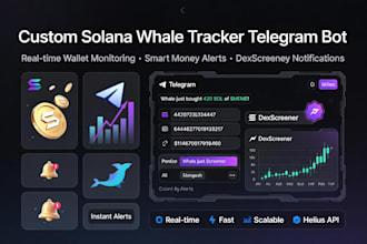 build a solana wallet tracking telegram bot
