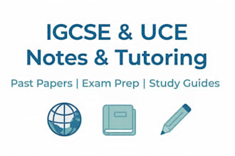 create geography notes and study guides