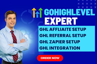 setup gohighlevel affiliate system ghl referral mlm ghl saas ghl ai chatbot
