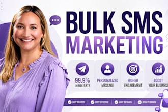 send bulk sms marketing, bulk email campaign, sms marketing text message and SMS