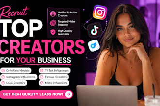 recruit top onlyfans models instagram influencers and creators
