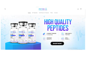 build peptide store, peptide website, research peptide, supplement website