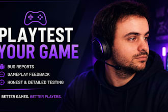 playtest your videogame with detailed feedback and record it