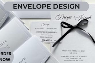 design editable invoice, xero template, envelope and order form
