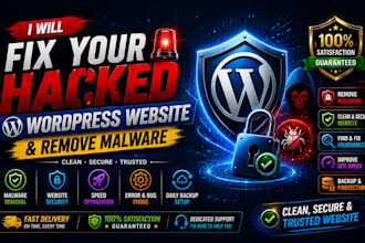 fix your hacked wordpress website and remove malware