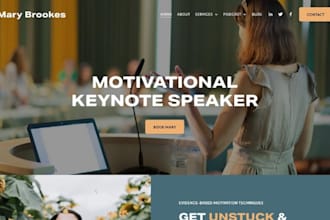 build squarespace keynote speaker website public speaker blog podcast website