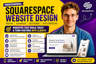 squarespace website design squarespace website redesign squarespace landing page