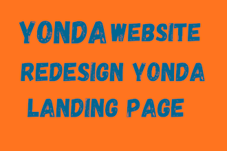 design or redesign your yonda website professionally