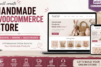 create luxury handmade product ecommerce stores with woocommerce