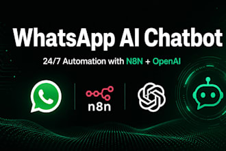 build a whatsapp ai chatbot and automation with n8n