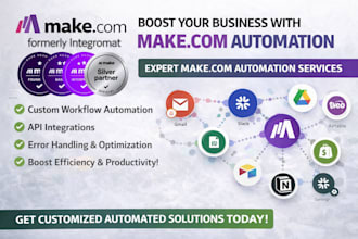 make com automation, pipedream make com, make com expert fix make com automation