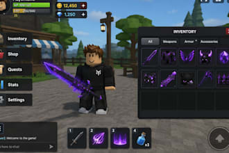 create roblox UI, ugc, UX gui and custom skins for your game