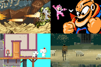 make 2d retro game, 2d pixel art game, retro pixel art