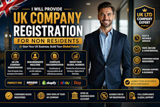 provide UK company registration for non residents