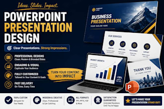 design a professional powerpoint presentation for investor and businesses