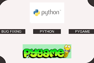 write python scripts, fix bugs, or build pygame projects
