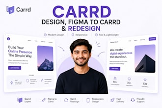 do carrd website design, carrd website, figma to carrd, carrd website redesign