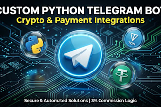 develop a custom python telegram bot for your business automation