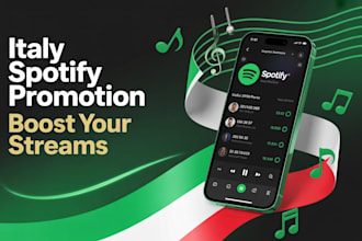 do professional spotify music promotion in italy