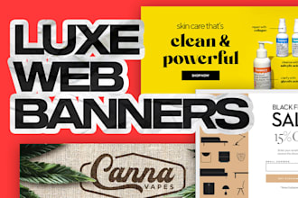 create high quality web banner designs