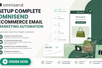 setup complete omnisend ecommerce email marketing automation