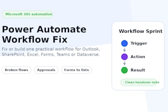 fix or build your microsoft power automate workflow