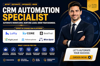 setup real estate crm lofty boldtrail kvcore gohighlevel follow up bos wiseagent