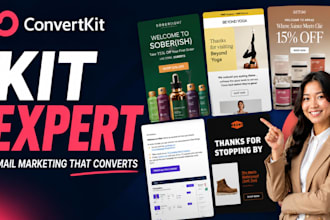 setup convertkit newsletter kit landing page convertkit expert email newsletter