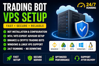 install and configure trading bots on vps server