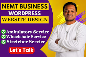 design non emergency medical transportation business nemt website