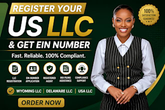 do llc registration, ein number us llc formation, wyoming llc, company formation