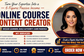 design step by step course syllabus and lesson plans for online course content