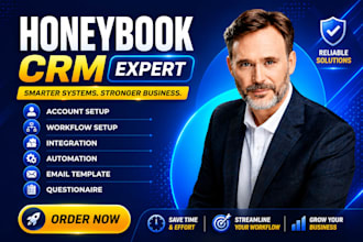 set up honeybook dubsado 17hats CRM workflow automation for creatives