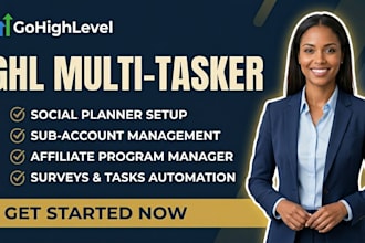 do social planner sub account affiliate manager surveys tasks gohighlevel ghl