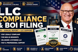 handle llc formation ein boi filing and annual compliance