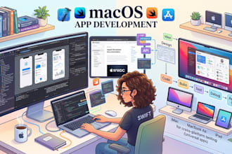 create modern macos applications with responsive UI and fast functionality