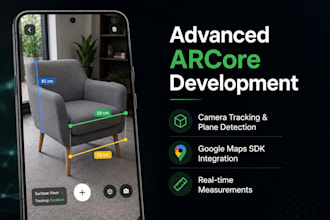 build an arcore or ai integrated android app with kotlin