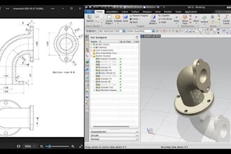 cad drafting, industrial design, cnc design, mechanical parts, sheet metal welds