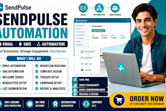 setup sendpulse automation sendpulse drip flow sendpulse trigger email