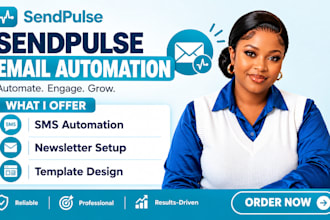 setup sendpulse email automation sendpulse drip flow sendpulse trigger email