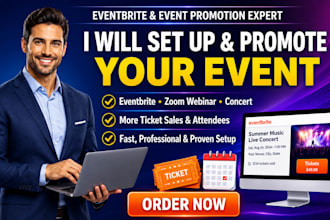 plan, manage and promote your eventbrite to maximize attendees and ticket sales