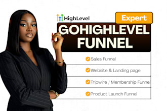 gohighlevel sales funnel, ghl tripwire funnel, product launch funnel, membership