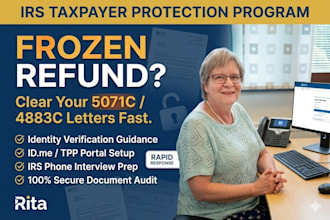 resolve your irs identity verification 5071c and unfreeze your refund