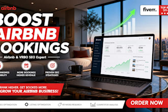 airbnb promotion airbnb listing vrbo SEO marketing to improve bookings