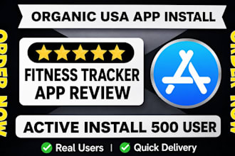 provide real IOS review 24 applestore rating review app install, app promo video