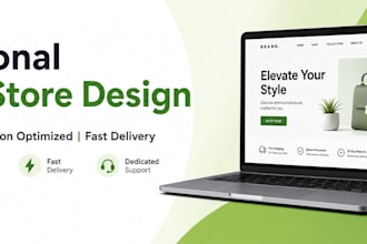 build a profitable shopify dropshipping store or design shopify website