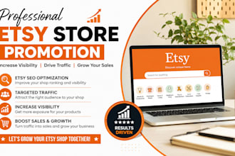 increase etsy shop traffic with expert promotion