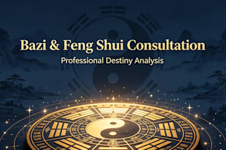 provide a detailed bazi destiny and feng shui consultation