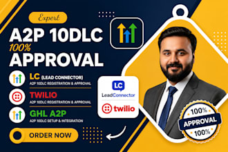 do a2p 10dlc registration for twilio, gohighlevel and leadconnector SMS