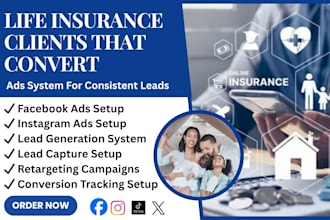 build life insurance lead generation system via meta ads insurance marketing